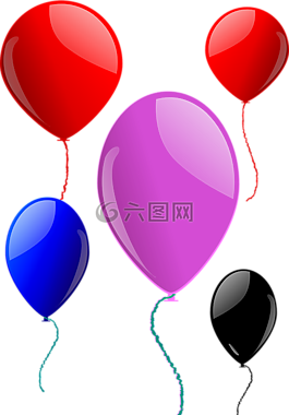 气球,庆典,浮动