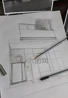 图,素描,铅笔