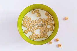 碗,早餐,麦片粥碗