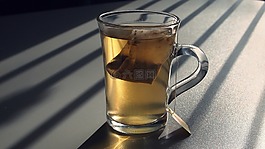 早上,茶,茶叶袋