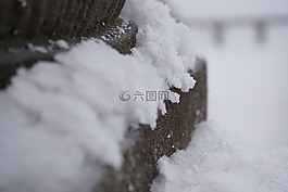 雪,积雪,冬天