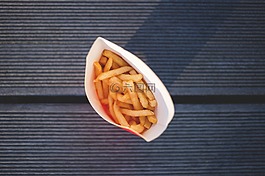 特写,油炸,食品