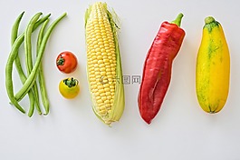 豆类,玉米,新鲜