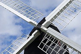 风车,白金汉郡,木