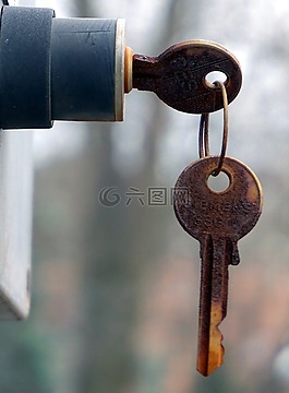 关键,生锈,金属