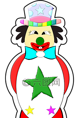 马戏团,小丑,男子