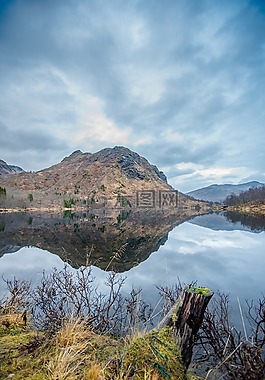 亮点,天空,湖