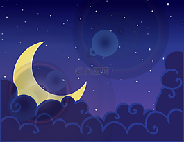 夜,一天,黄昏