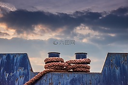 绳索,船舶,驳船