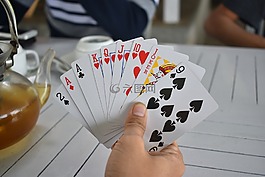 玩扑克牌,卡,游戏