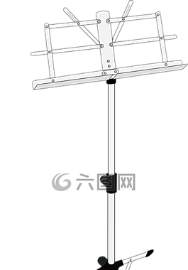 乐谱架,音乐,立场