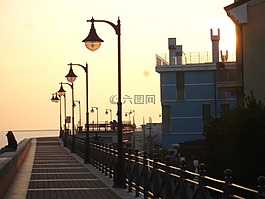 caorle ve,太阳,日落