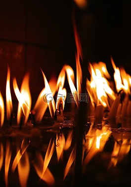 火焰,阿里,蜡烛