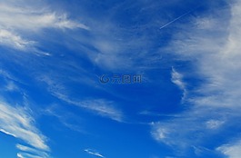 天空,蓝色,蓝蓝的天空