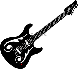 电吉他,吉他,石