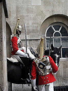 马,警卫,伦敦