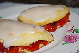煎饼,樱桃派,糖果