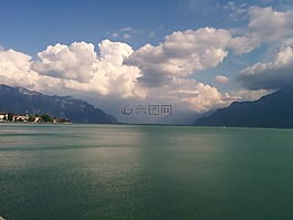 日内瓦湖,瑞士,沃韦