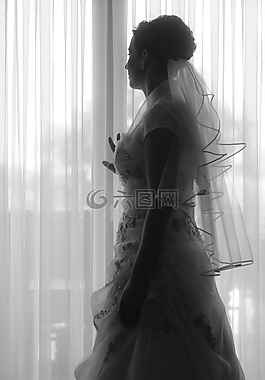 婚礼,新娘,浪漫