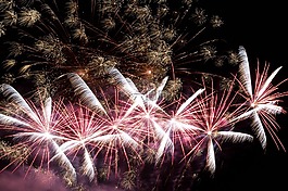 烟花爆竹,除夕,夜