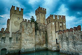 城堡,西尔米奥,意大利