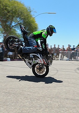 摩托车,特技表演,跳