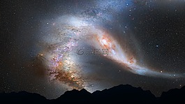 仙女座星系,银河,碰撞