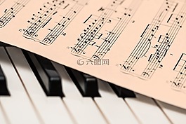 钢琴,乐谱,音乐表