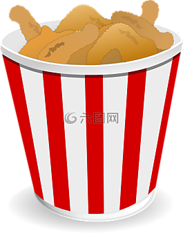 鸡,炸鸡翅,食品