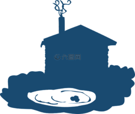 碉堡,房子,池