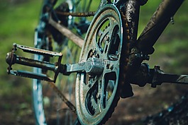 自行车,古董,复古