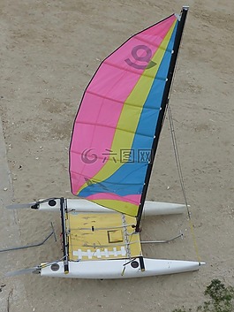 双体船,帆船,小船