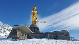 麦当娜,雕像,图