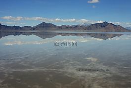 邦纳维尔盐滩,犹他州,邦纳维尔