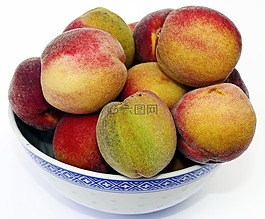 桃,石果,水果碗