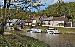 nivernais 运河,端口配,nièvre