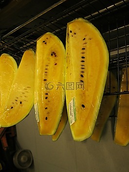 西瓜,黄色西瓜,黄色