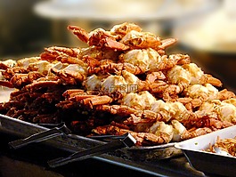 蟹,炒蟹,晚餐