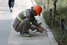 农民工,街拍,修理