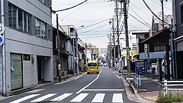 日本,街道,干净