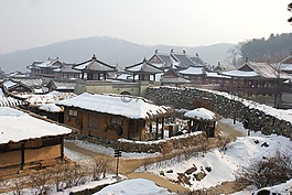 朝鲜族村雪,传统村落,韩国