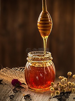亲爱的,蜂蜜,黄色