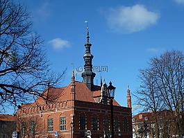trojmesto,gdaňsk,波兰