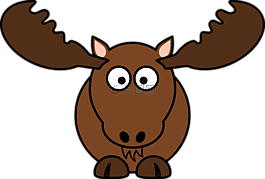 鹿,哺乳动物,驼鹿