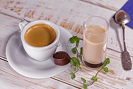 咖啡,咖啡杯,杯