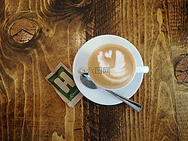 咖啡,食品,卡布奇诺咖啡