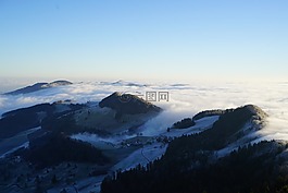雾,nebellandschaft,波的雾