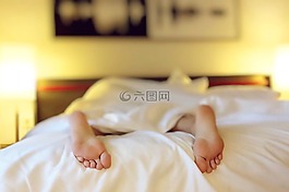 睡眠,累了,床