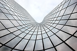 房屋外墙,玻璃幕墙,架构