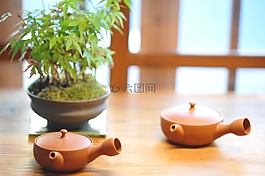 紫砂壶,陶,茶